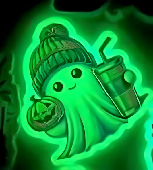 Light Up Your Diamond Painting Fun – Glow in the Dark Halloween Ghost Cover Minders!
