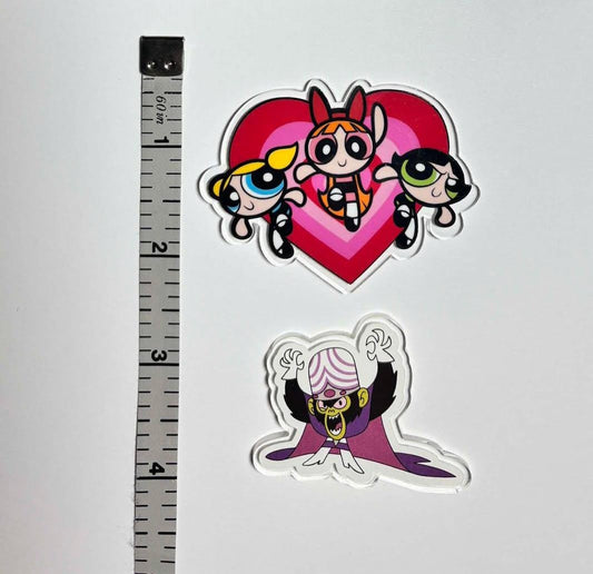 Powerpuff Girls & Mojo JoJo Diamond Painting Cover Minders Needle Minders Cute and Fun DP Accessories
