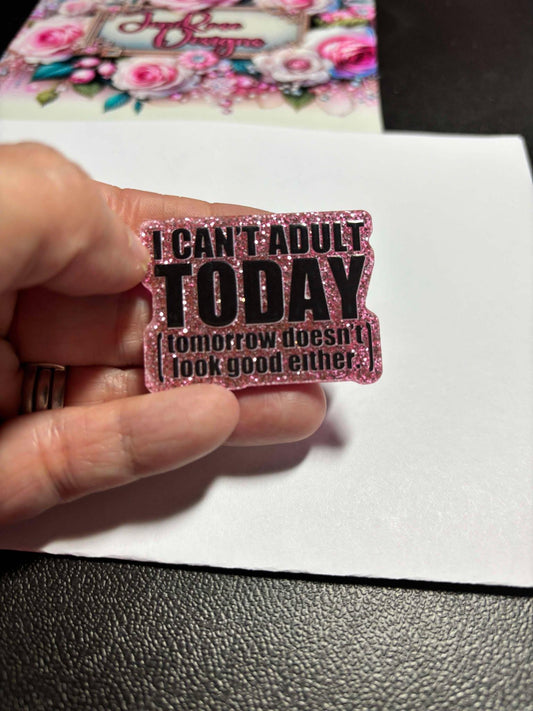 Not Today Diamond painting Cover minder Cross Stitch Needle Minder cute sassy fun Crat hobby gift
