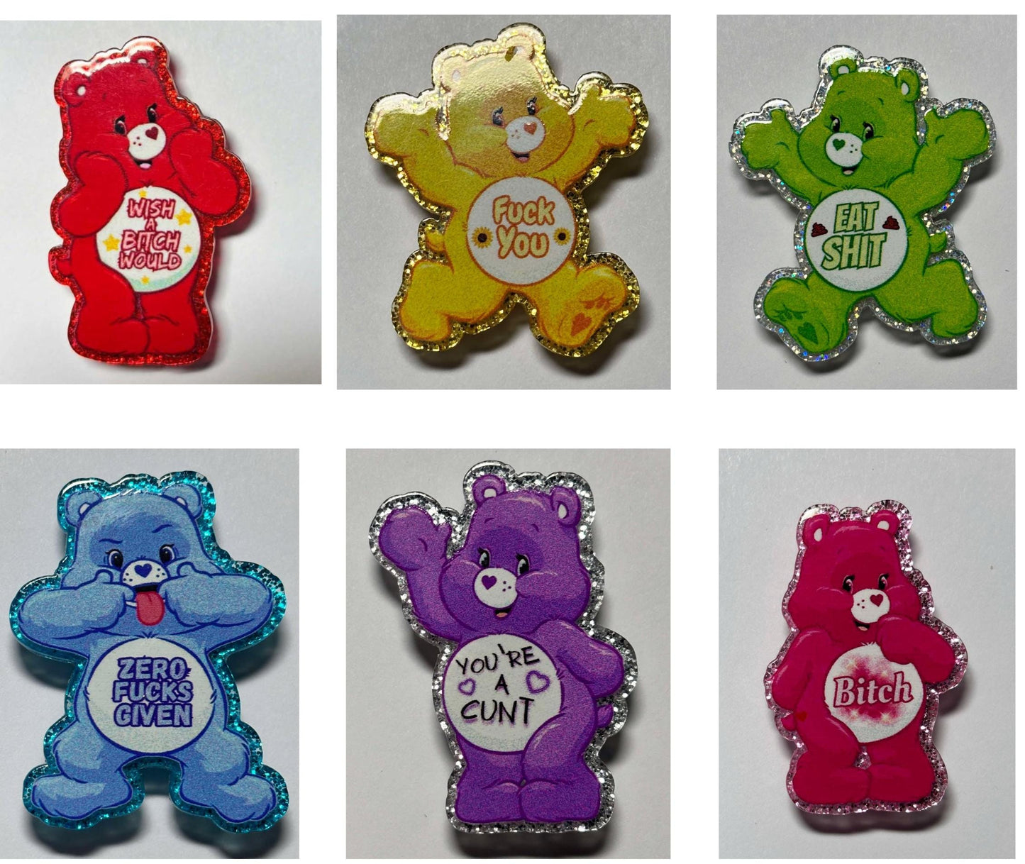 Sassy Swear Bears Diamond Painting Cover Minders Needle Minders  Fun & Functional Craft Accessories
