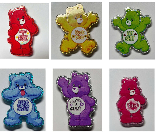 Sassy Swear Bears Diamond Painting Cover Minders Needle Minders  Fun & Functional Craft Accessories