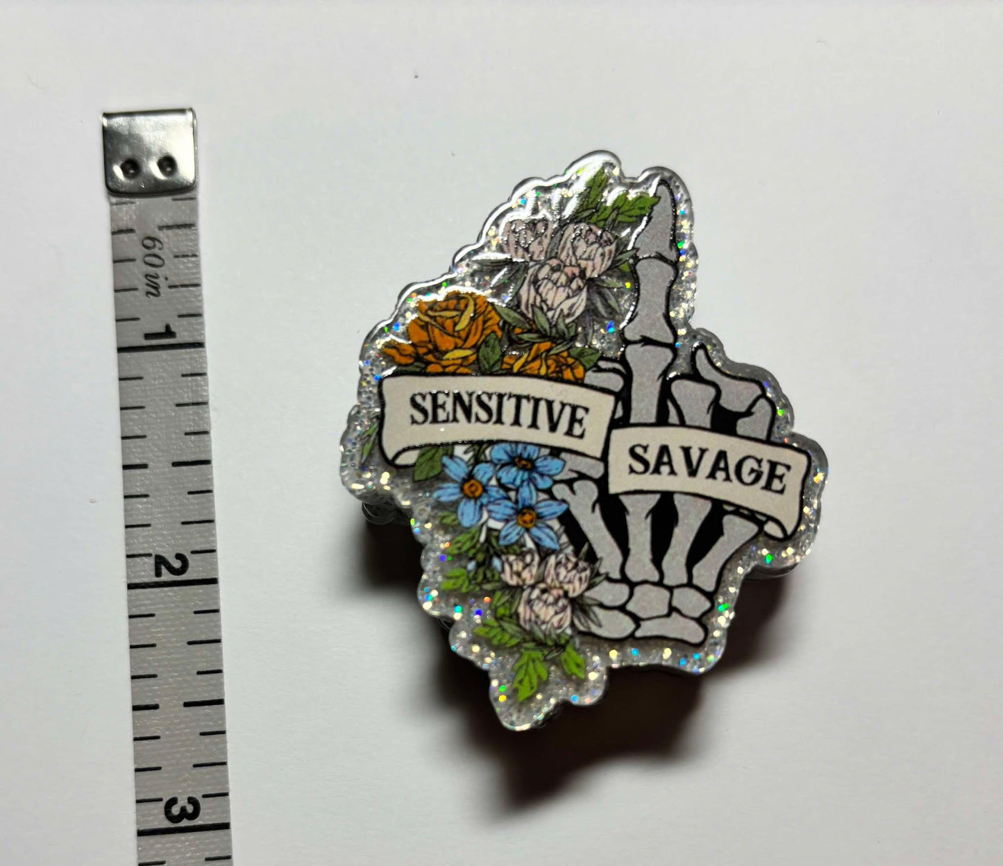 Sensitive Savage Diamond painting Cover Minder Cross Stitch Needle Minder fun cute sassy Craft Hobby small gift