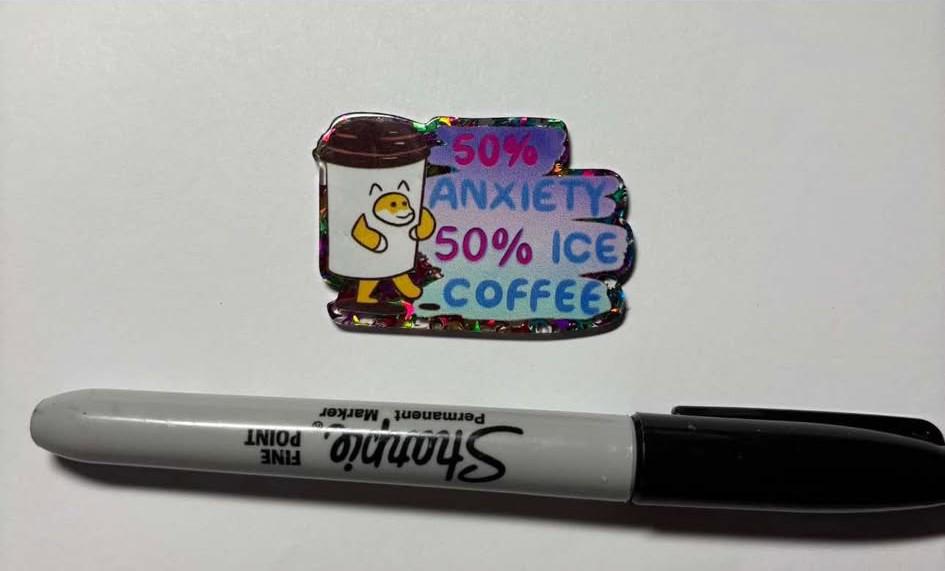 Coffee Anxiety Diamond Painting Needle Crafter Minders funny hobby crafter gifts