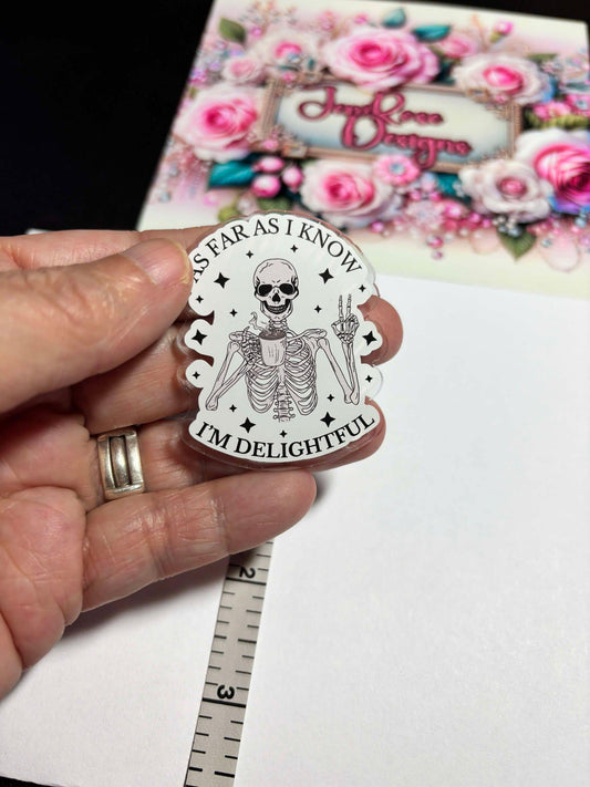 As far as I know I'm delightful Cute and Fun Diamond Painting Cover Minders / Needle Minders – Adorable and Functional!