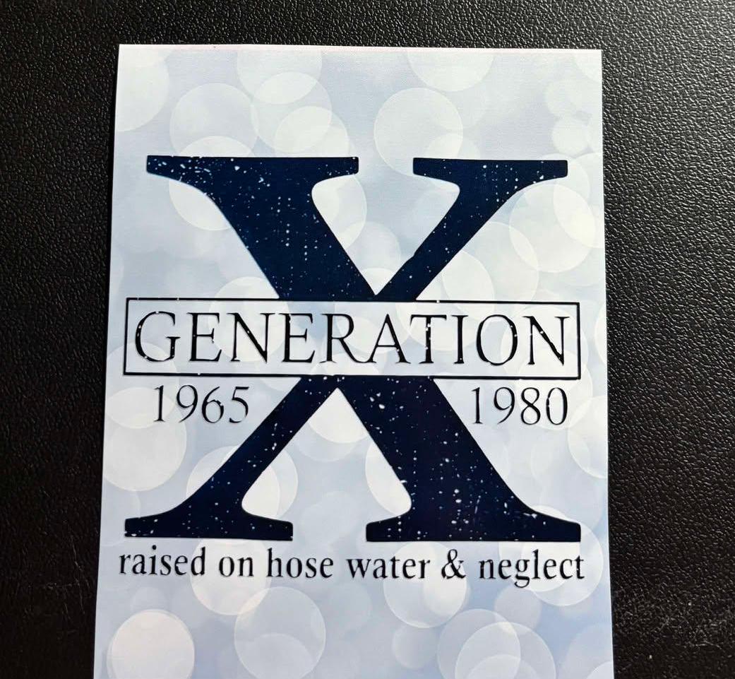 Sassy Gen X Themed Laminated Diamond Painting Release Papers – 12 Pack (4in x 5in)