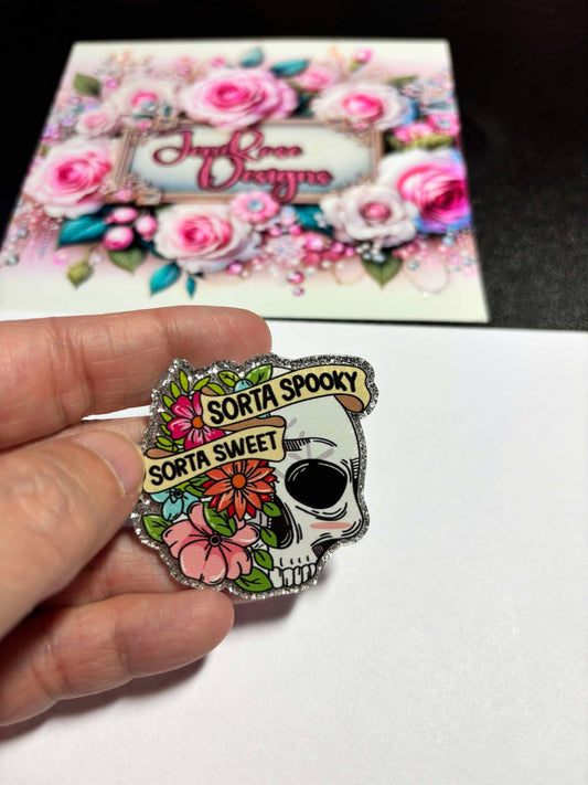 Sorta Spooky Sorta Sweet Diamond painting Cover Minder Cross stitch Needle Minder cute fun sassy Craft hobby small gift