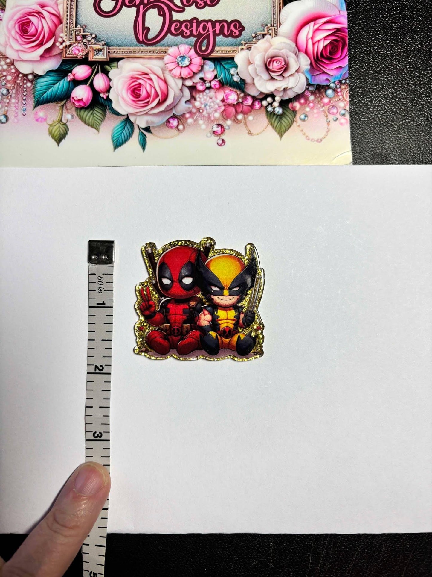 Deadpool Wolverine Cute  Fun Diamond Painting Cover Minders / Needle Minders – Adorable Functional!