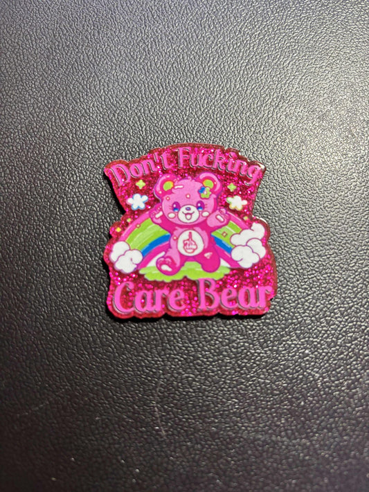 Sassy Mouth Belly Bear Cover Minder / Needle Minder – “I Don’t F*cking Care Bear