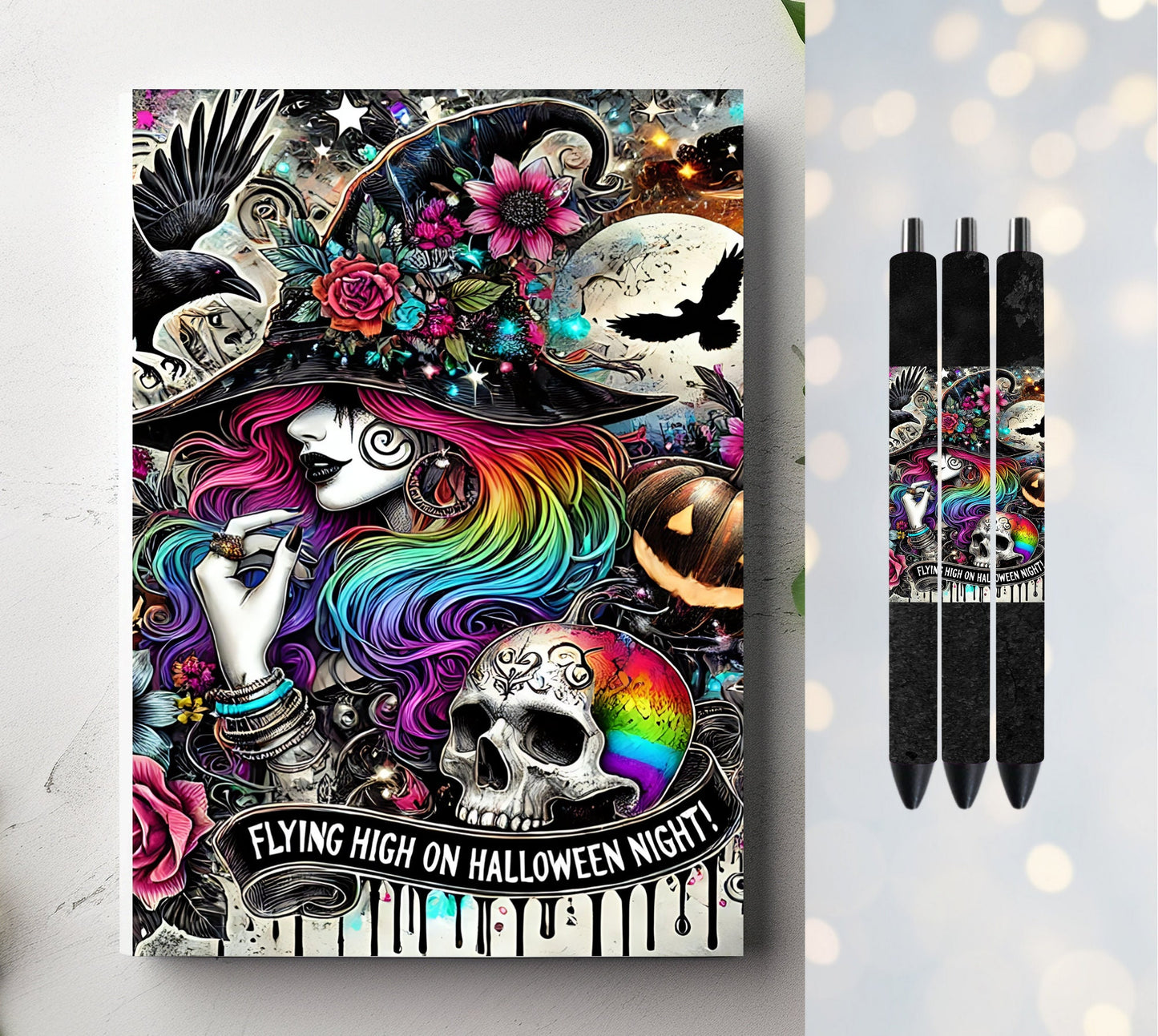 Diamond Painting Release Papers Flying High on Halloween