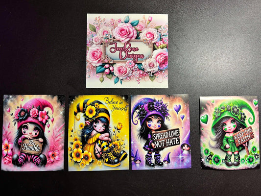 Cute Lil Fairy Diamond Painting Laminated Release Papers high Quality fun crafter gift hobby cute