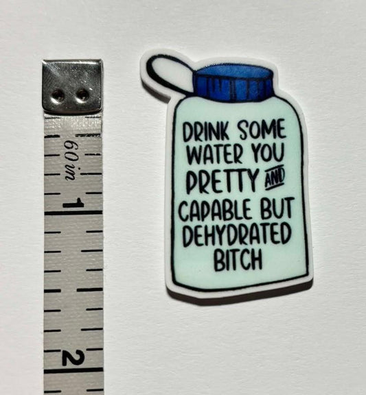 Drink More water Cover Minder Needle Minder Crafter hobby gift fun sassy cute Hydrate