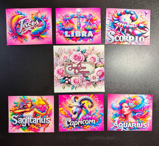 Part 2 Zodiacs Colorful laminated Diamond Painting Release Papers Craft Hobby gifts accessories