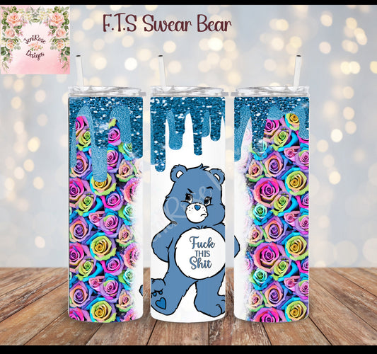 20oz Tumbler Swear Bear